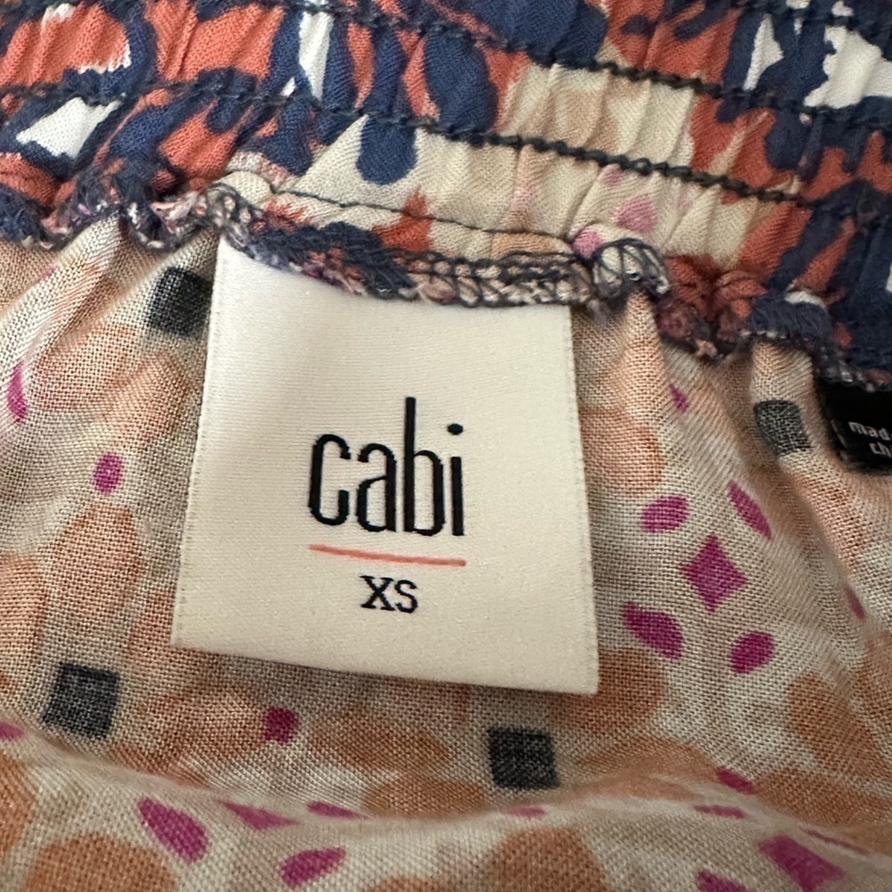 CAbi ‘Isabel’ multicolored patchwork boho chic ti… - image 3
